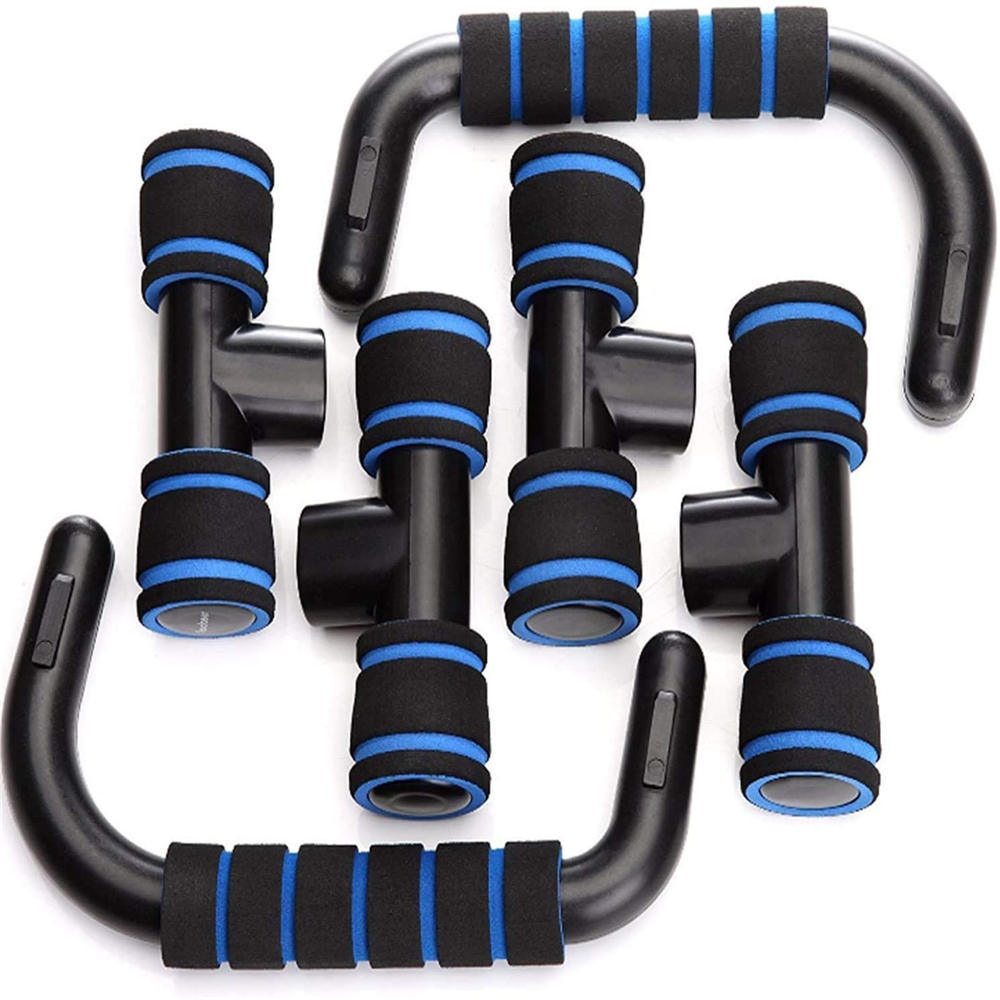 Multi-position push up board with push up bars for chest targeting different muscle groups