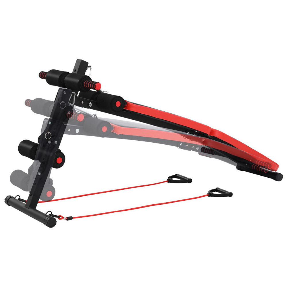 adjustable weight bench Everfit incline bench side view