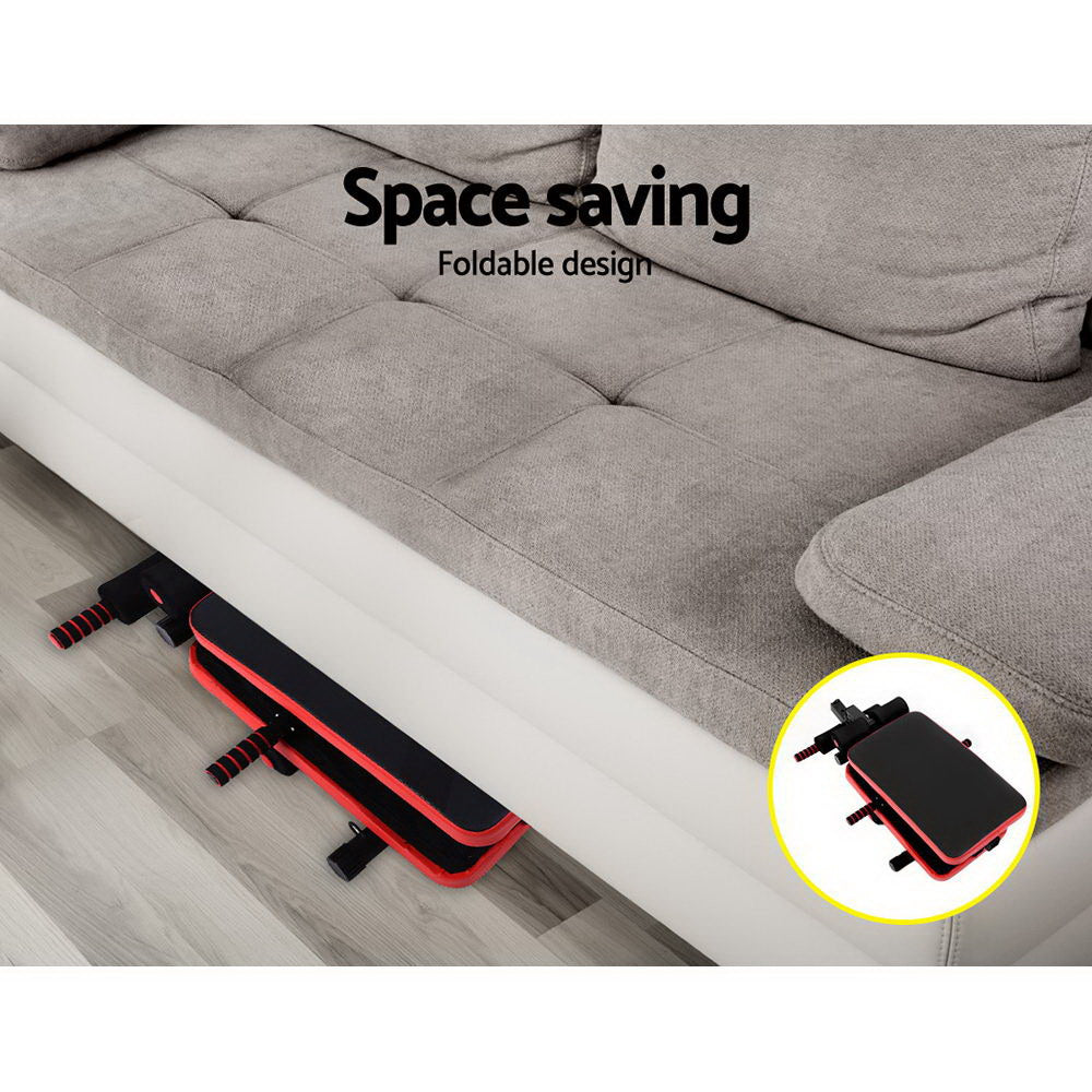 adjustable weight bench Everfit seat padding and comfort detail close up