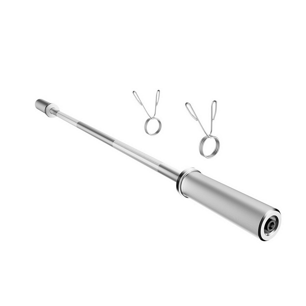 steel barbell bar for strength training and gym workouts