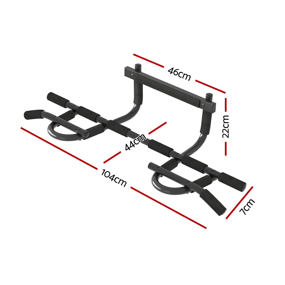 doorway pull up bar mounted securely for home gym upper body workouts