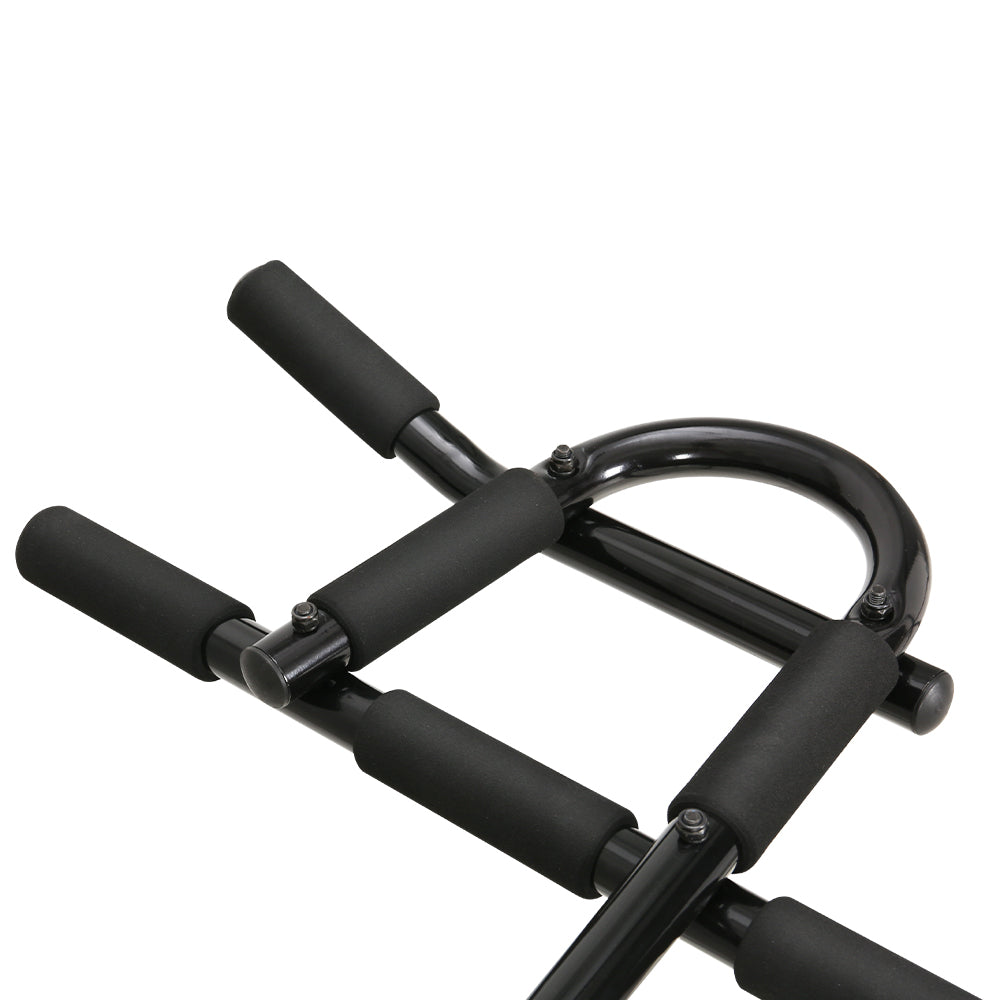 doorway pull up bar with multi grip handles for chin ups pull ups and upper body strength training