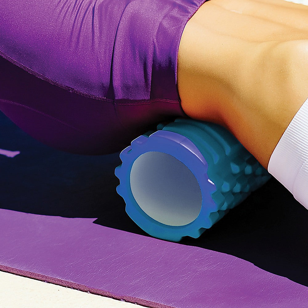 foam roller back exercise muscle recovery home gym stretching