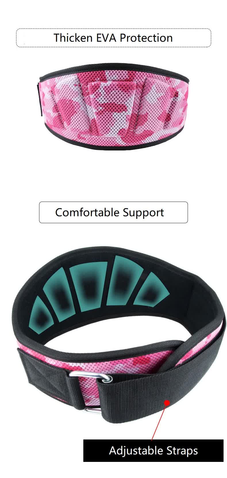 weightlifting belt strap and buckle detail gym belt secure fit design