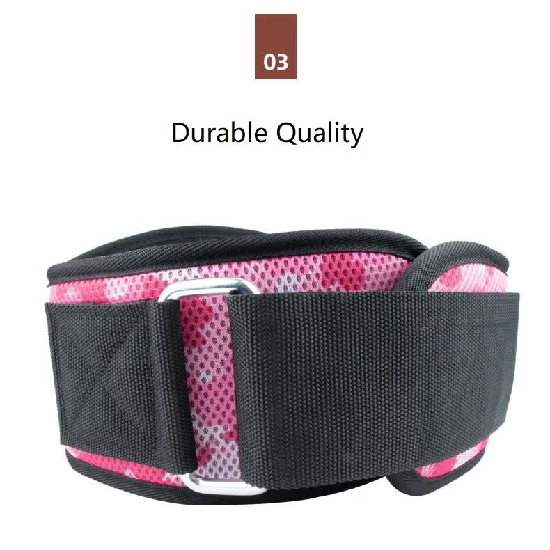 grey camouflage weightlifting belt gym belt for strength training and support